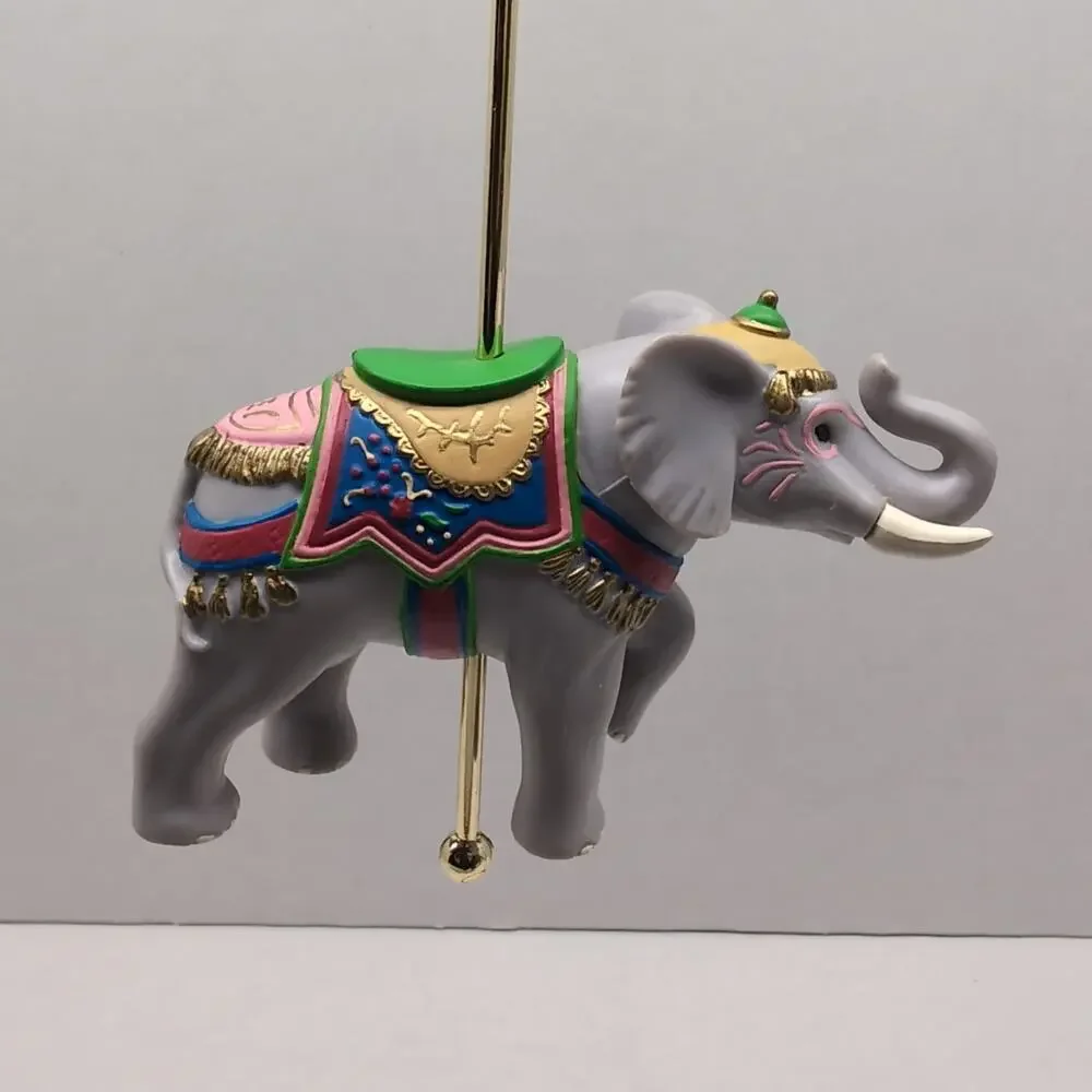 Avon Carousel Ornament Regal Elephant The‎ Gift Collection